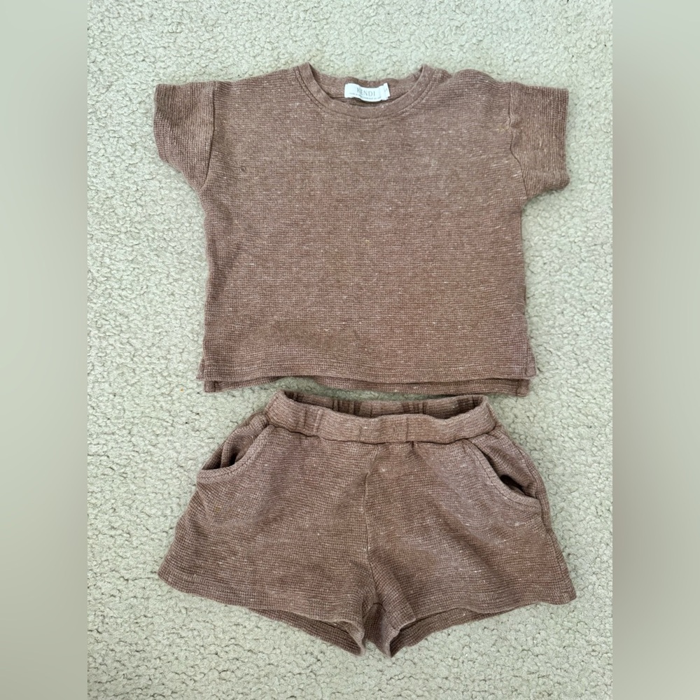 Kendi Toddler Matching Set (Light Brown)